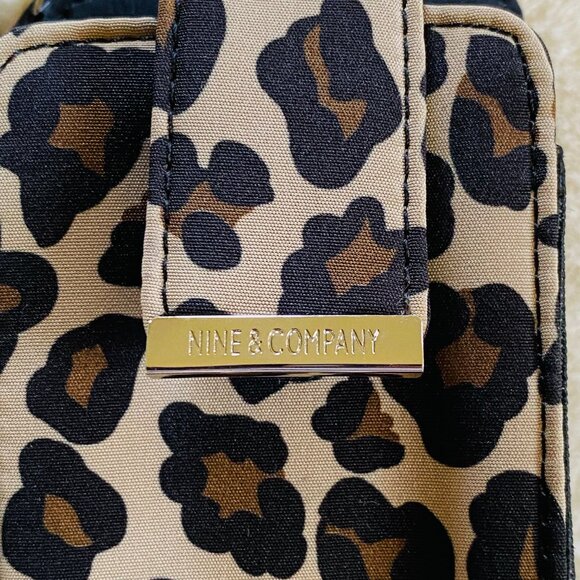 Nine West leopard print Y2K cell wallet wristlet - Picture 2 of 9